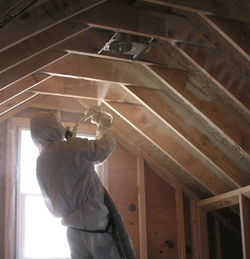 New Port WI attic spray foam insulation