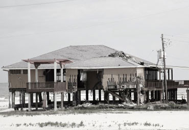 wind damage - spray foam can help prevent uplift to New Port roofs